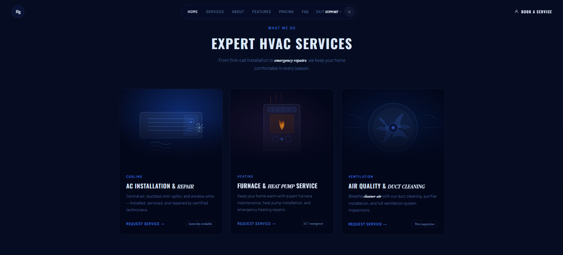 HVAC Services Section